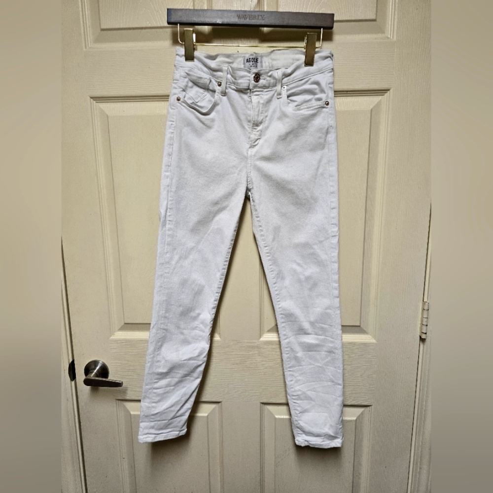 Agolde Los Angeles Premium Filter Free White Jeans Sz29